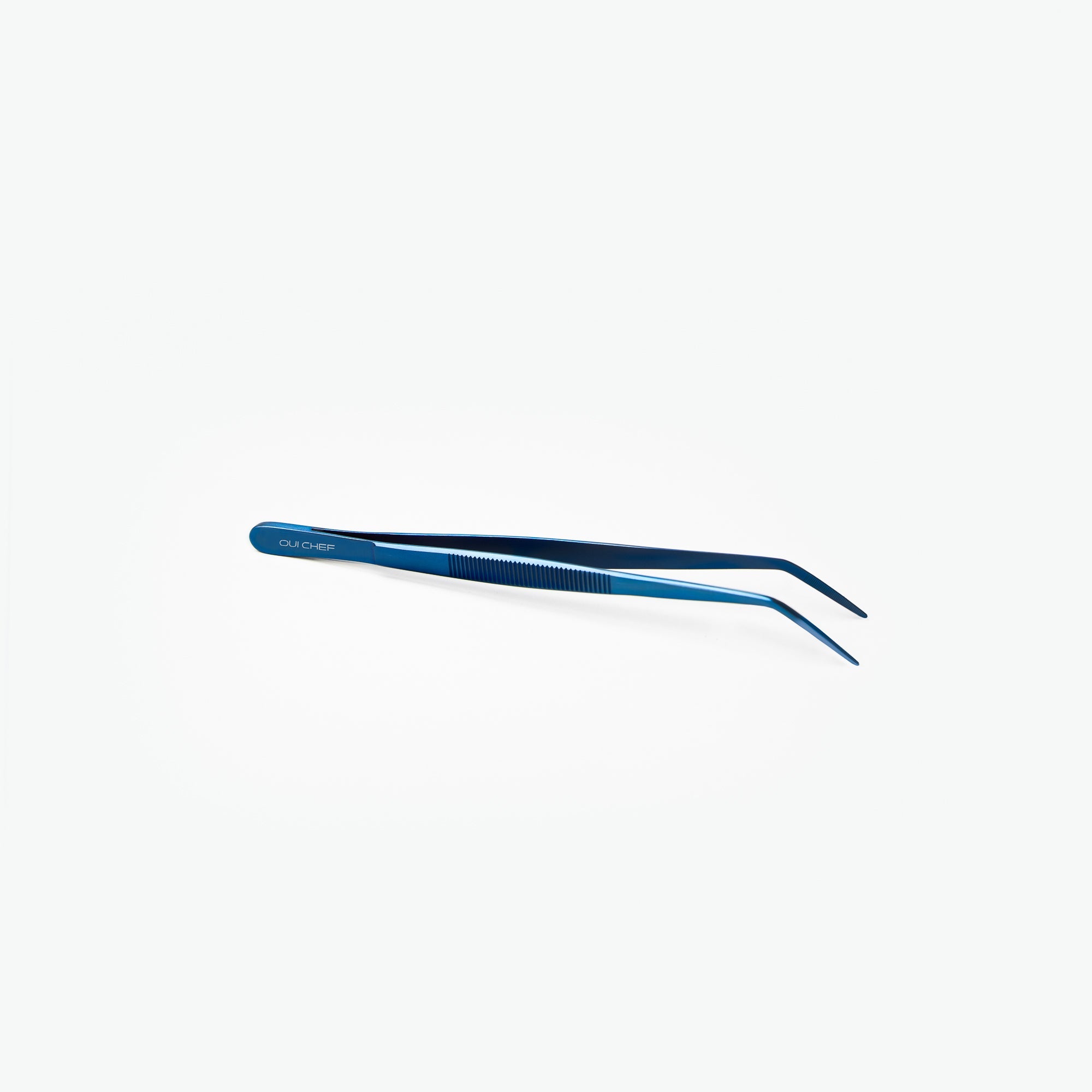 Oui-Chef-14cm-Angled-Tip-SuperFine-Tweezers-Blue