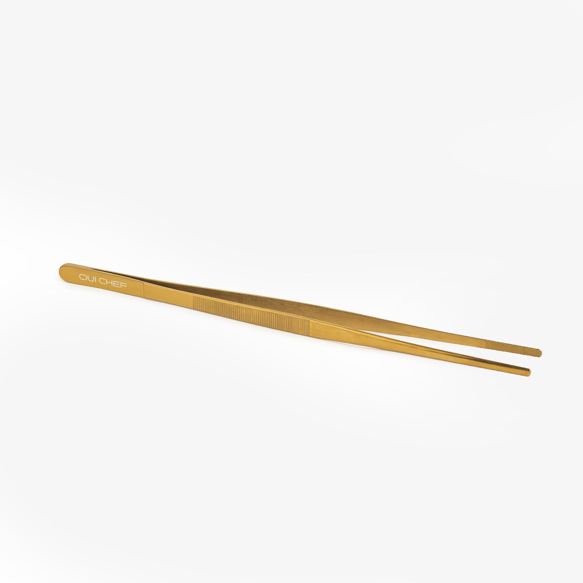 Oui-Chef-40cm-Straight-Regular-Tweezers-Gold