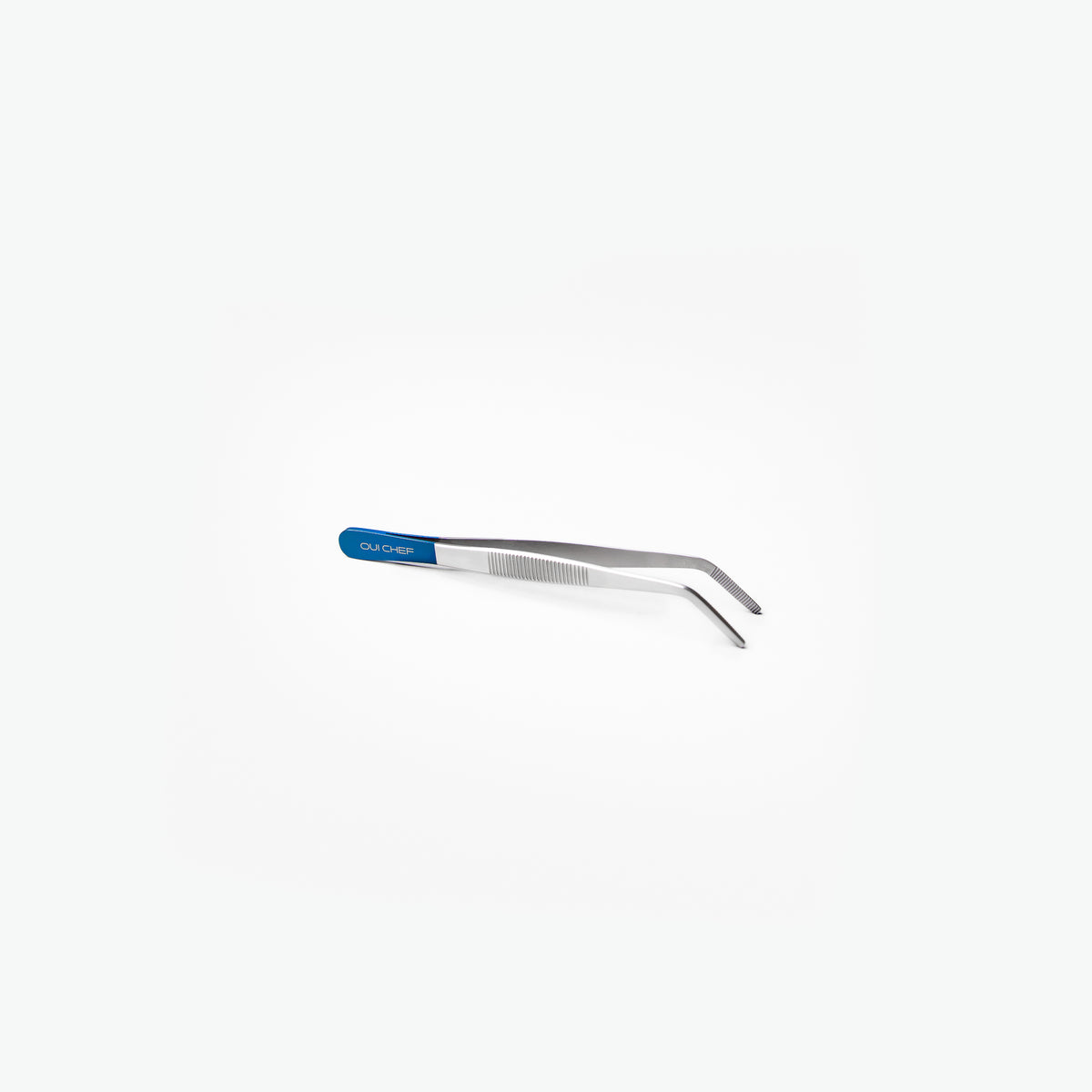 Oui-Chef-14cm-Angled-Tip-Regular-Tweezers-Gloss-Blue-Top