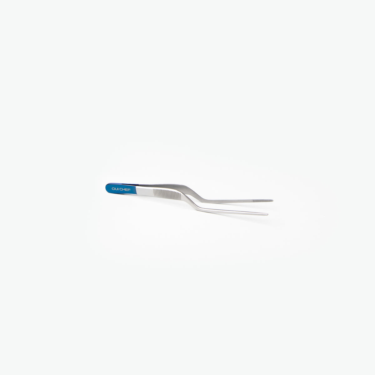    Oui-Chef-14cm-Offset-Regular-Tweezers-Blue-Top