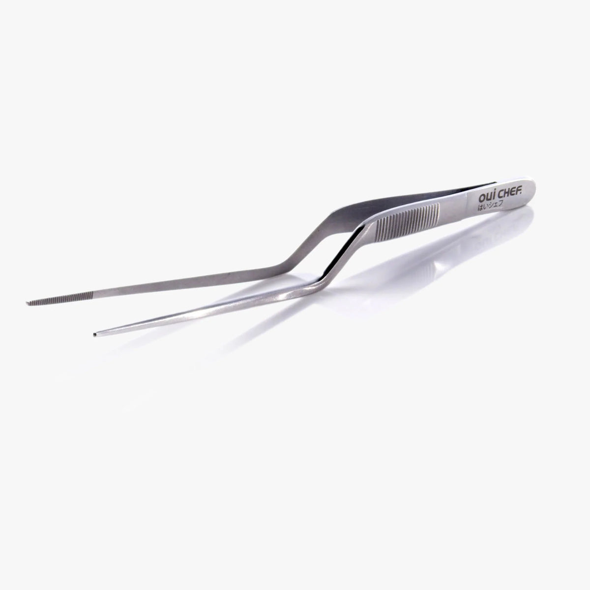 SALE - 17cm / 6.69" SuperFine® Offset Chef's Tweezers (Medium-Small)